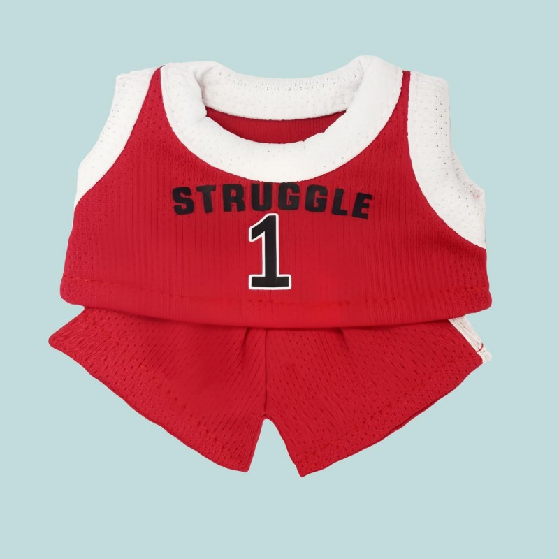 Custom Basketball Uniform Set | OEM ODM Doll Clothes Manufacturer | Personalized Labubu Sportswear