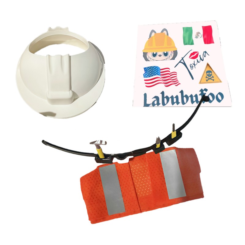 Labubu becomes a little engineer! Orange, green... Let's see if there's a style you're looking for